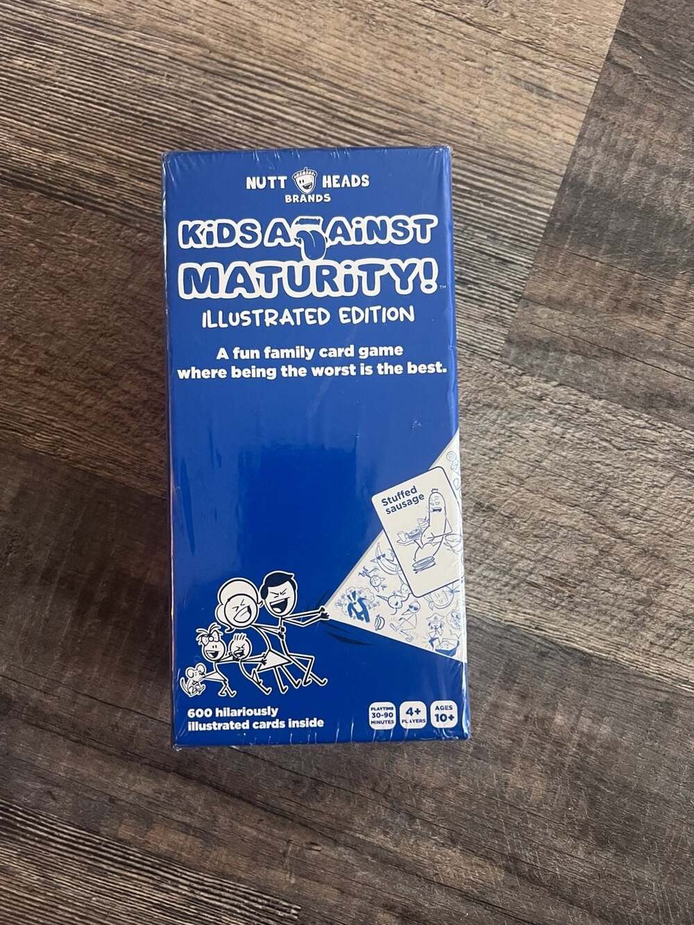 Nutt Heads Kids Against Maturity Illustrated Edition Family Card Game